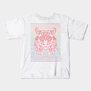 Cat - Red Version Kids T-Shirt